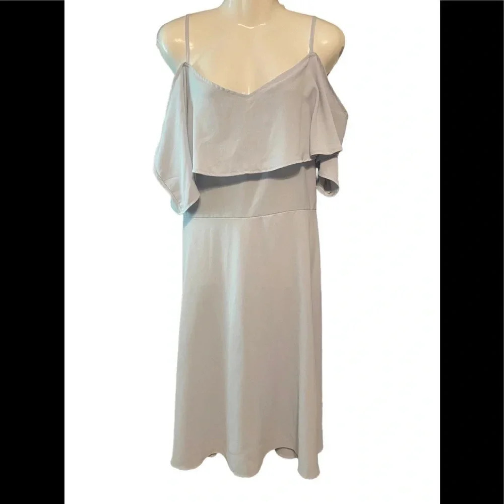 NWT Bloom Chic Off Shoulder Ruffle Dress
